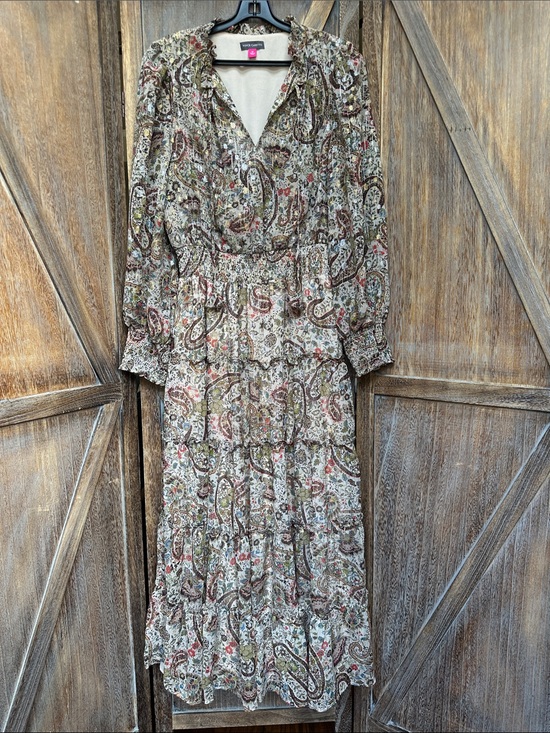 Vince Camuto Dresses & Skirts - Vince Camuto Multi Paisley Tiered Maxi Dress